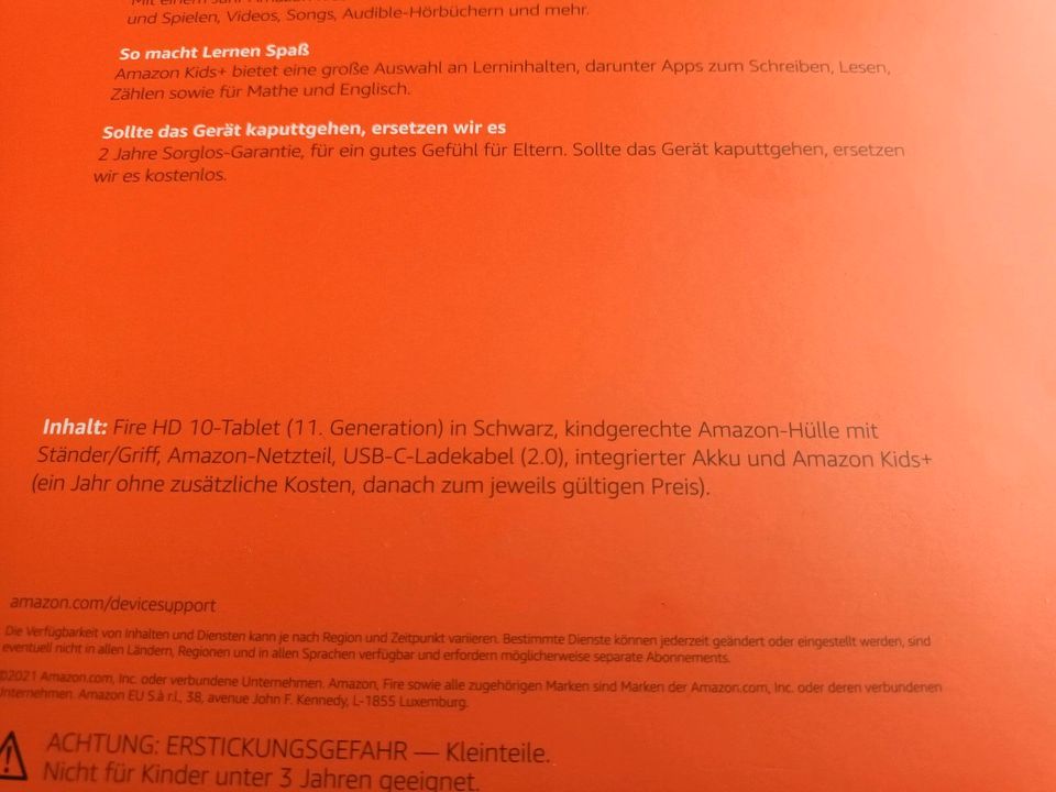 Fire HD 10 Kids Tablet 11.Generation in Schkeuditz