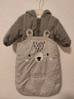 Winterjacke Jacke mit Fußsack Baby Gr. 56 grau Hamburg-Mitte - Hamburg Veddel Vorschau