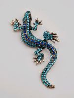 Brosche Salamander in Blau Nordrhein-Westfalen - Detmold Vorschau