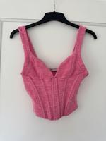 Zara Korsett Top mit Strukturmuster rosa S eng sexy Hamburg-Nord - Hamburg Winterhude Vorschau