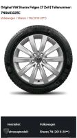 Verkaufe 2 Sommerreifen Conti 225/50 R17 auf VW Alufelgen Sharan Frankfurt am Main - Bornheim Vorschau