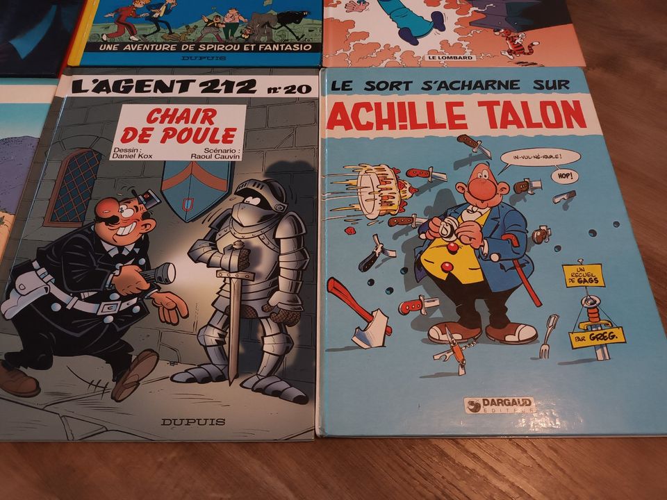 Diverse Comics in französischer Sprache (Spirou, Achille Talon) in Hügelsheim