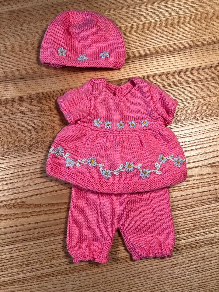 diverse Puppenkleidung Puppensachen Kleid Strick für Baby Born in Bergfelde