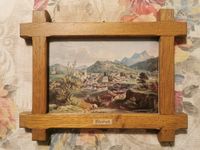 Postkarte: Ansicht Miesbach 1852, Rahmen 20,5 x 16 cm Obergiesing-Fasangarten - Obergiesing Vorschau