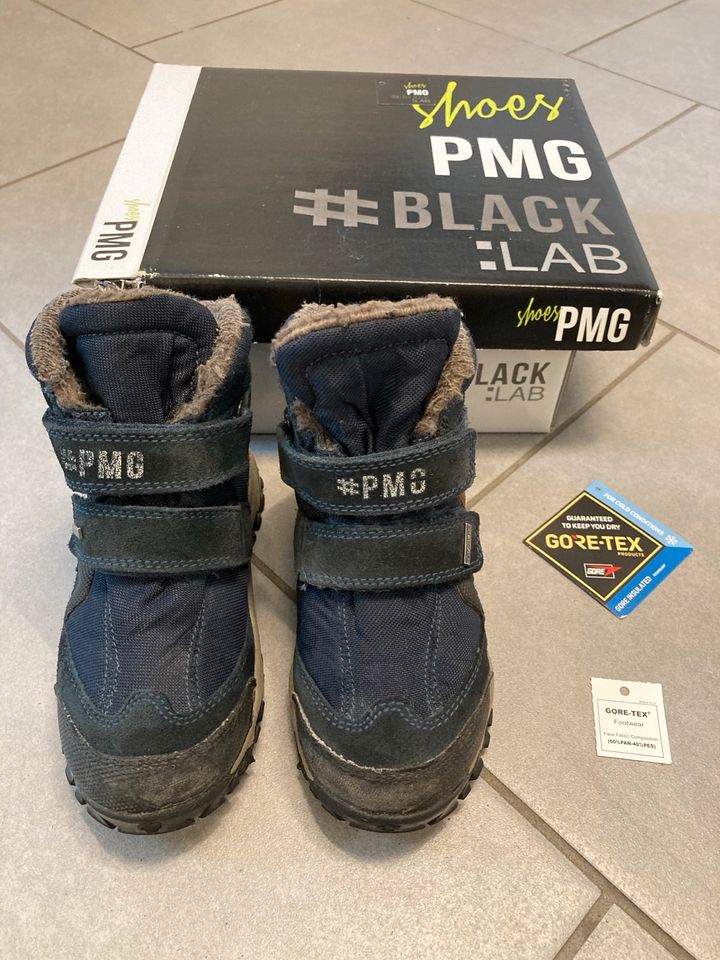 Primigi Winterstiefelette blau schwarz Gr. 28 Gore Tex Michelin in Heusenstamm