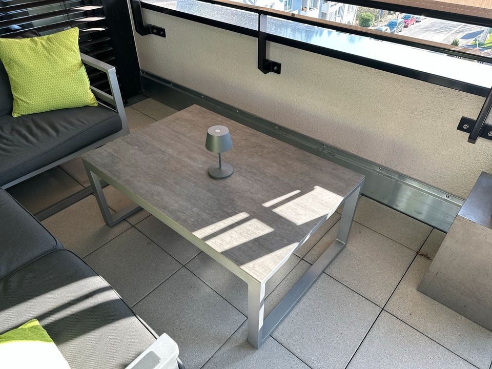 Sieger Premium Gartentisch Lounge - Tisch HPL 105x70cm in Lörrach