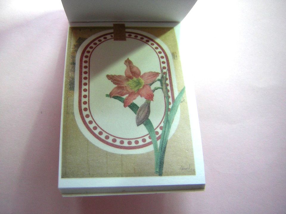 Scrapbook Block Sticker Pilze + Pflanzen Nostalgie 7 cm in Werbellin