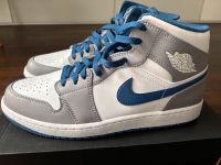 NIKE Air Jordan 1 Mid Grey True Blue, Gr.45,5, NEU! Hamburg-Nord - Hamburg Barmbek Vorschau