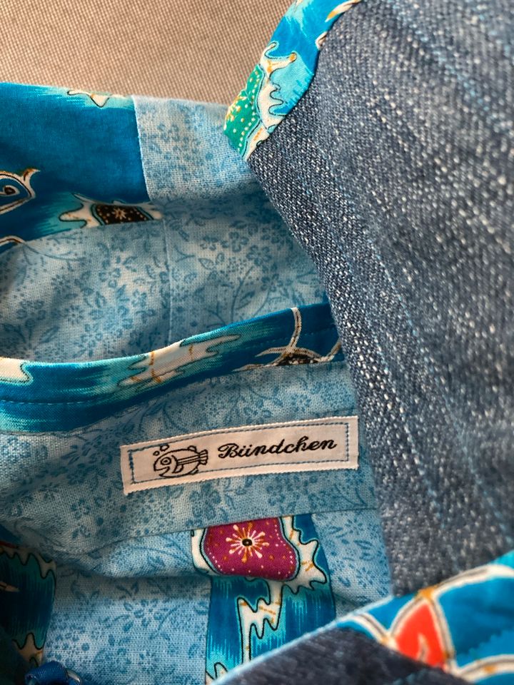 Upcycling Tasche, Bündchen, Jeans, tolle Details in Centrum