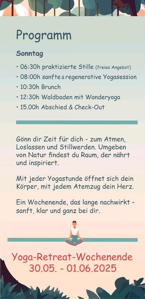 Muttertagsgeschenk mit Wirkung - Yoga-Retreat zum Kraftschöpfen in Stuttgart