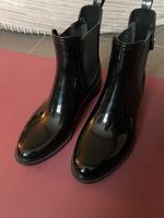 Tommy Hilfiger Boots, Lack, Stiefeletten, schwarz, 38 TOP Nordrhein-Westfalen - Herten Vorschau