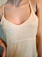Pull&Bear Sommerkleid Kurzes Kleid Trägerkleid Creme S Bergedorf - Hamburg Lohbrügge Vorschau
