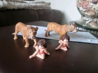 Schleich Tiger und Löwe je 5€ und Mogli handpainted je 2€ Gröpelingen - Oslebshausen Vorschau