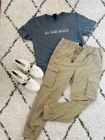 H&M ~ Cargojoggers Joggpants Slim Fit ~ dunkles beige ~ Gr M ~ 1A Brandenburg - Brandenburg an der Havel Vorschau