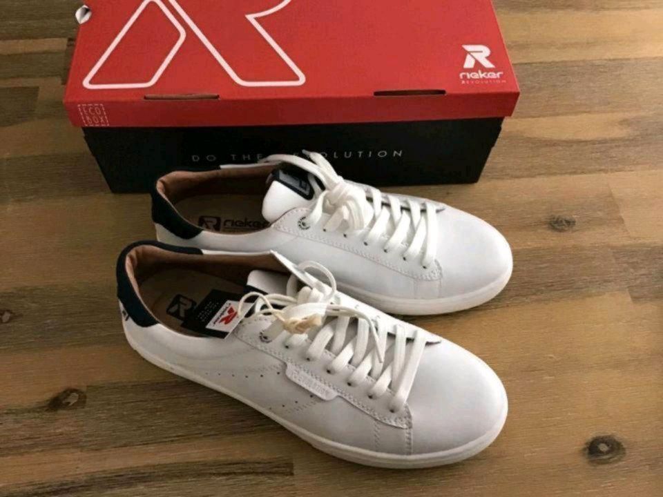 Rieker Sneaker Schuhe echtes Leder, Gr.42, NEU, KP 100€, OVP in Buchen (Odenwald)