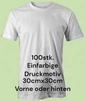 100 stk weiß T-Shirt einfarbige Motiv logo Abi 25 Niedersachsen - Ronnenberg Vorschau