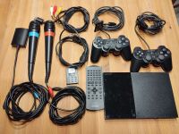 Play Station 2, PS2 Slim mit 36 Spielen, Controllern, Mikrofonen Schleswig-Holstein - Norderstedt Vorschau