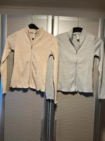 2x leichte Langarmwesten Größe xs in beige und grau Bayern - Wenzenbach Vorschau