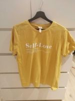 SELF LOVE ❤️ H&M L.O.G.G. Statement Tshirt senfgelb Gr. L Nordrhein-Westfalen - Tönisvorst Vorschau