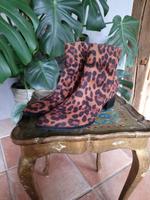 Stiefelette Absatzschuhe Leo Leopard spitz Niedersachsen - Ostercappeln Vorschau
