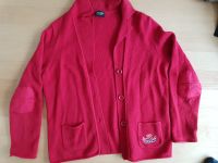 Jacke Pullover Cardigan rot schlicht Knöpfe Taschen Basler 38 S M Stuttgart - Stuttgart-Nord Vorschau