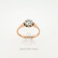 Diamant 0,90ct Solitär Ring 585 14kt Roségold Rotgold Gr.59/19 Schleswig-Holstein - Flensburg Vorschau