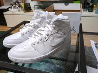 Nike Air Jordan 1 mid White / White - White Brandenburg - Mahlow Vorschau