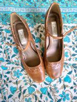 Echt Leder Schuhe mit Absatz Gr. 40 Janet D. Bayern - Gröbenzell Vorschau