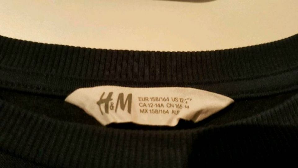 ❤ Ungetragen: Sweatshirt/Pullover Sterne von H&M Gr. 158/164 ❤ in Dresden