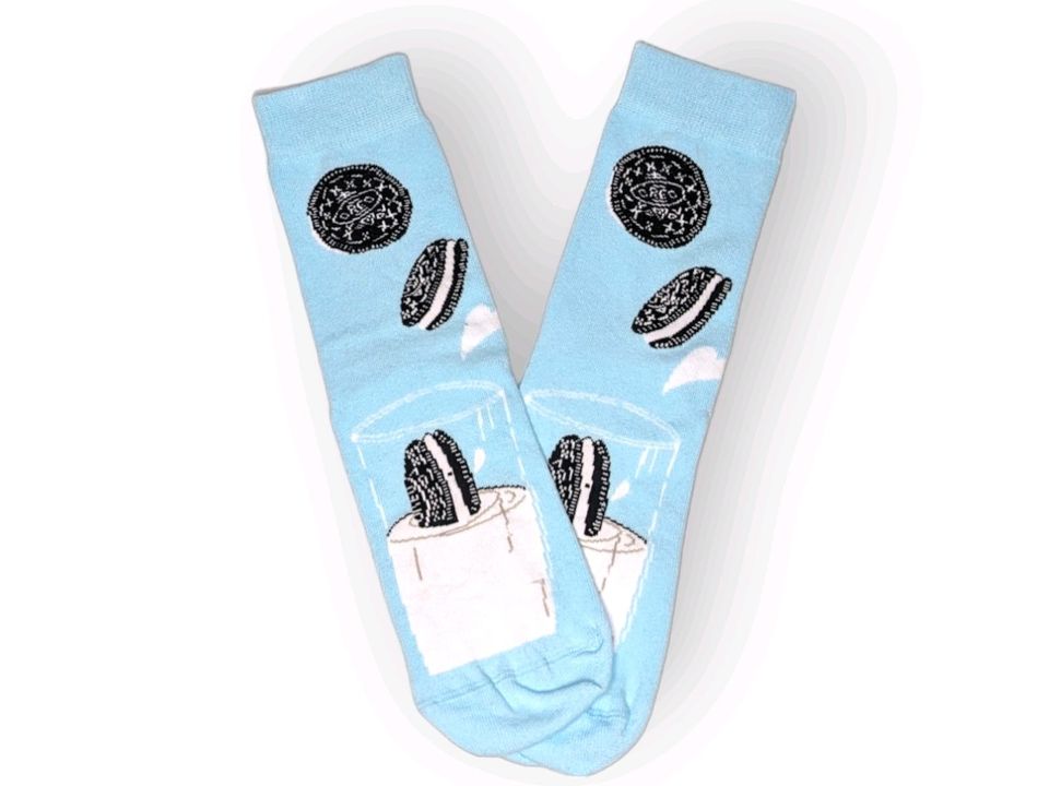 hellblau Oreo Socken in Wuppertal