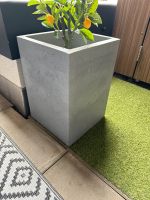 Blumentopf / Vase grau Marmoroptik Bayern - Neu Ulm Vorschau