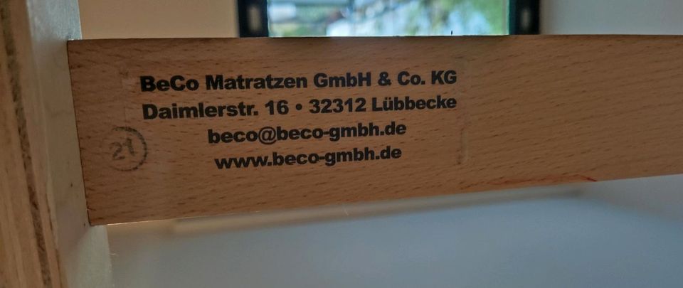 Lattenrost 140 x 200 cm 1,40 m BeCo Matratzen in Bad Harzburg
