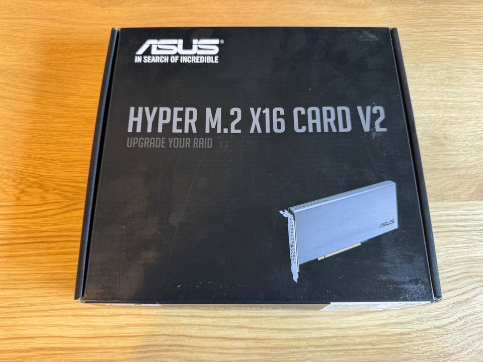 ASUS Hyper M.2 X16 Card V2 in Titz