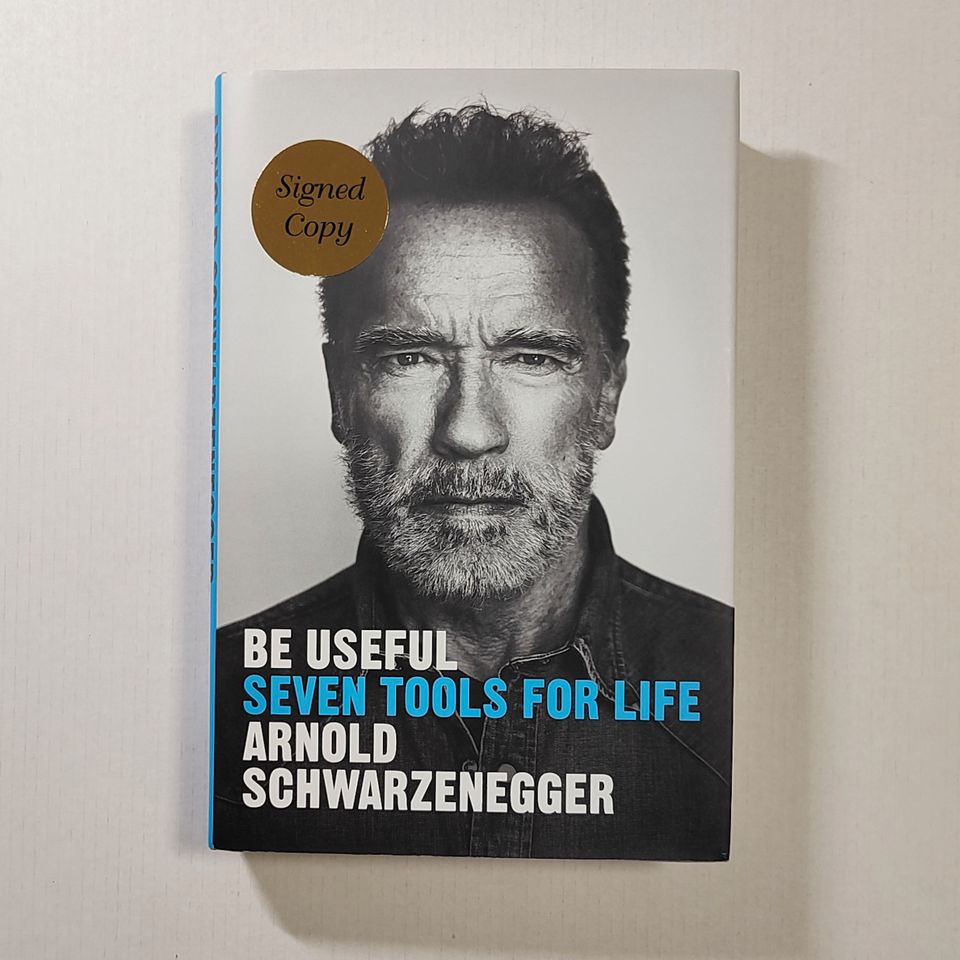 Arnold Schwarzenegger Be Useful Autogramm Buch signed signiert ✔️ in Bonn