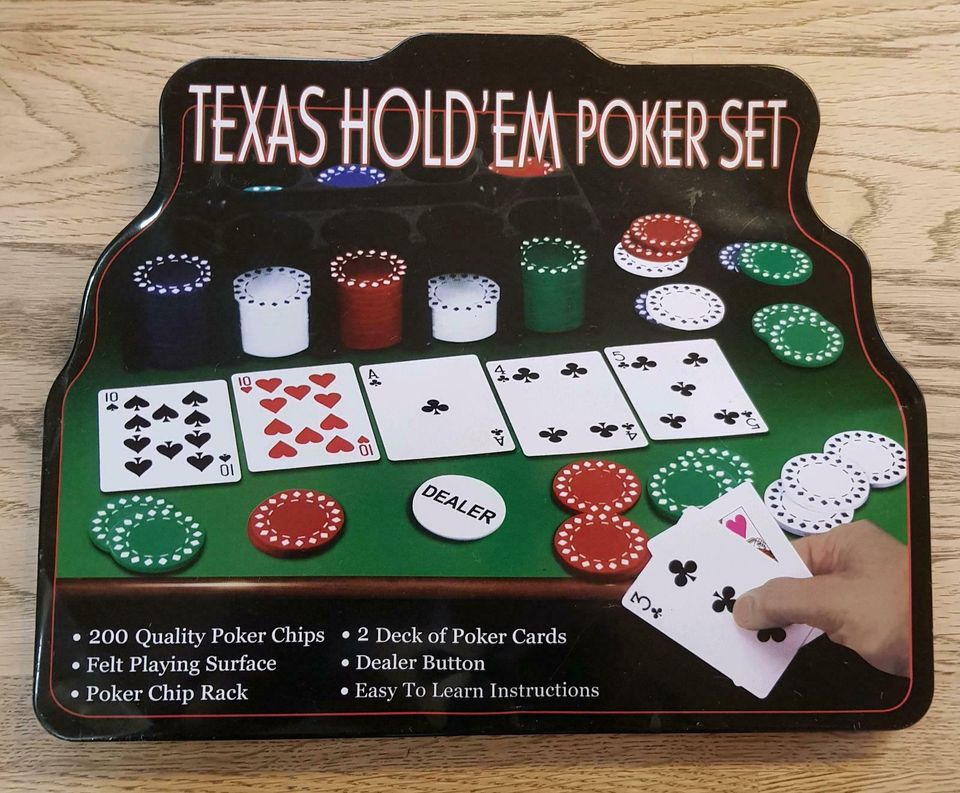 ⭐️Texas Poker Set Hold`em Pokerchips⭐️ in Sailauf