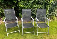 Gartentisch mit Glasplatte + 3 Klappstühle Bayern - Altusried Vorschau