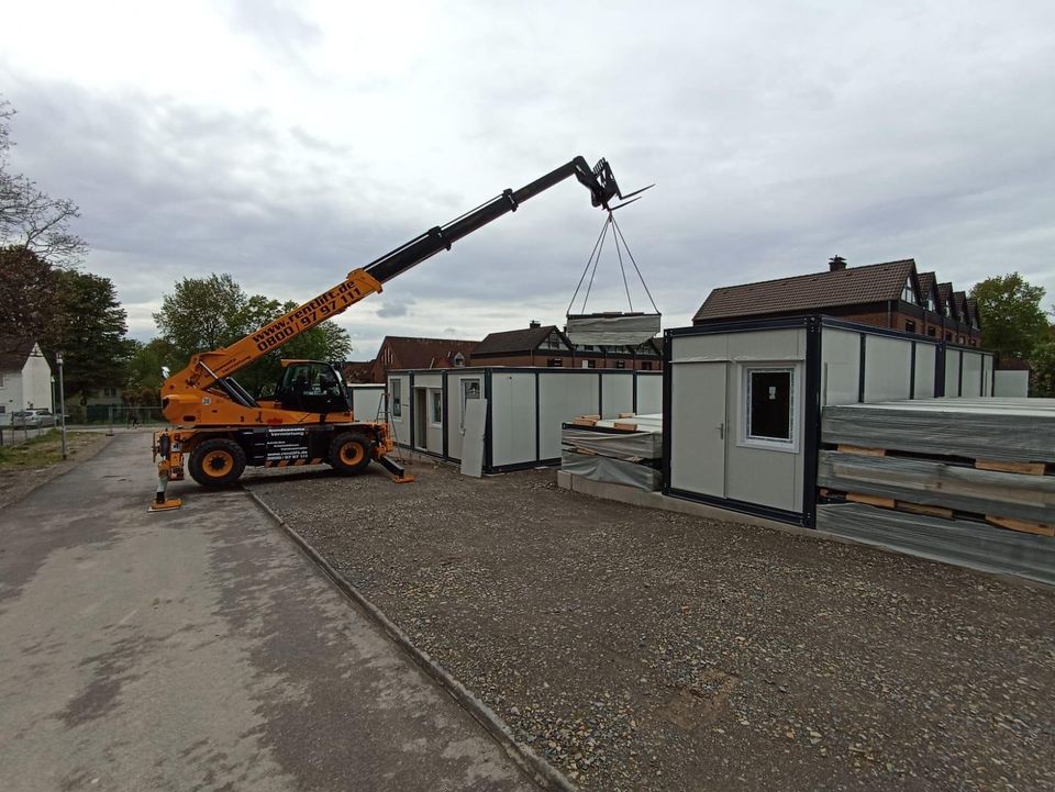 Wohncontainer | Imbisscontainer |Containerhaus | Kassencontainer | Raumcontainer | Flüchtlingscontainer | Lagercontainer | Baucontainer | Bürocontainer | Containeranlage in Leverkusen