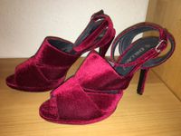 Chillany Plateau High Heel Sandalette Samt Größe 42 Rot NEU Bayern - Rosenheim Vorschau