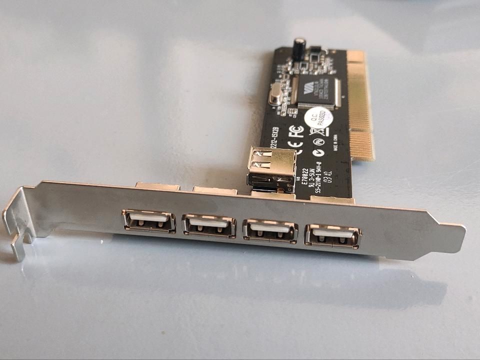 5x USB Erweiterungskarte mit PCI Schnittstelle USB-Controller in Neustadt an der Weinstraße