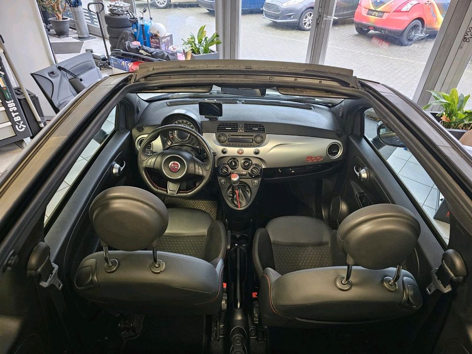 Fiat 500 S Cabrio , PDC , Alus , Klima , El. Verdeck , Teilleder in Zweibrücken