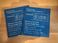 2 Saxon Konzert Tickets 1984 Niedersachsen - Georgsmarienhütte Vorschau