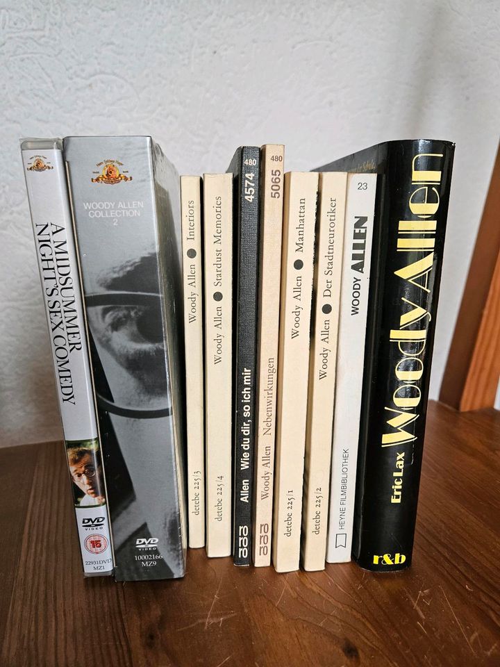 Woody Allen DVDs (OVP) und Büchersammlung in Boppard