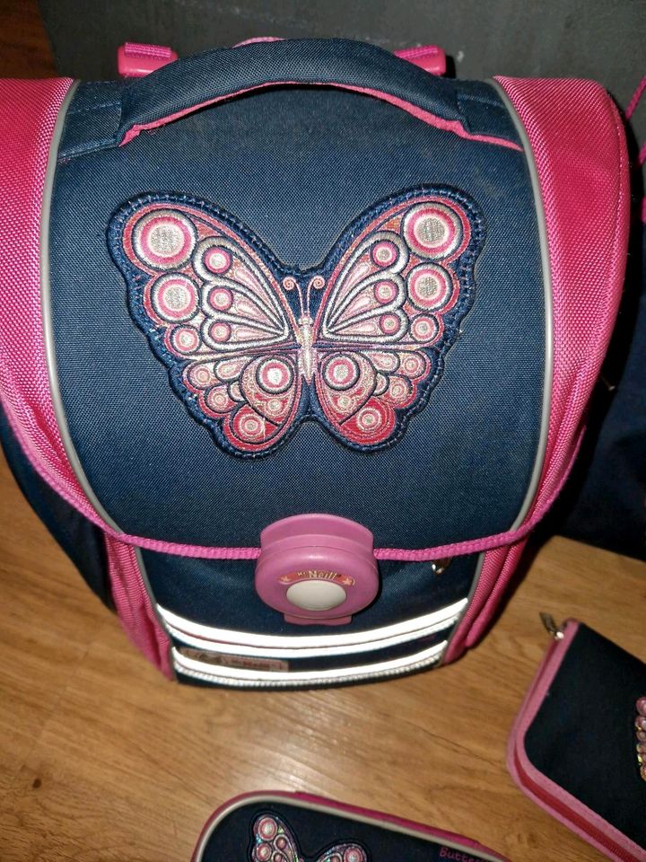 Set Mc neill Schultasche Schulranzen butterfly in Grafenau