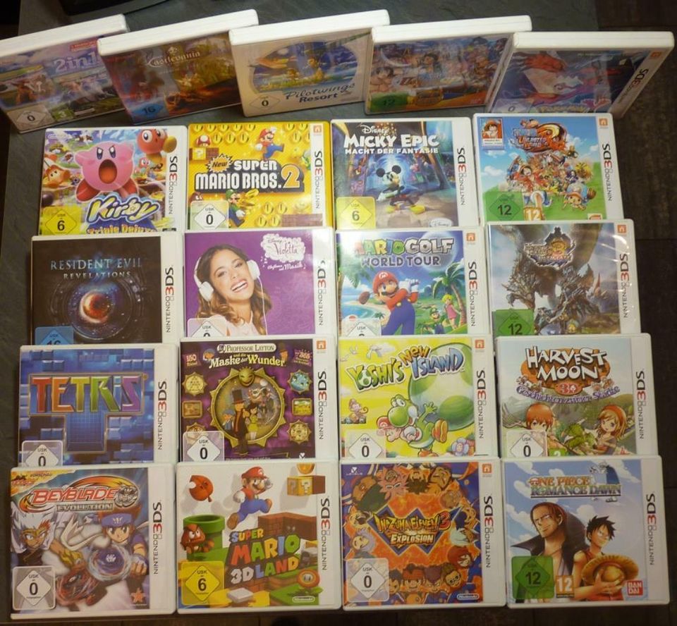 35 Stück Nintendo 3DS Spiele / TOP - Titel wie Mario Kart usw. ! in Berlin