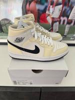 Nike Air Jordan 1 Mid Coconut Milk Beige Weiß Niedersachsen - Edemissen Vorschau