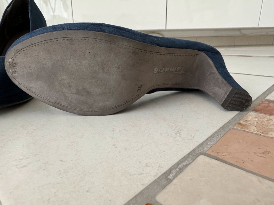 Absatzschuhe von Tamaris blau Größe 38 in Wiesbaden