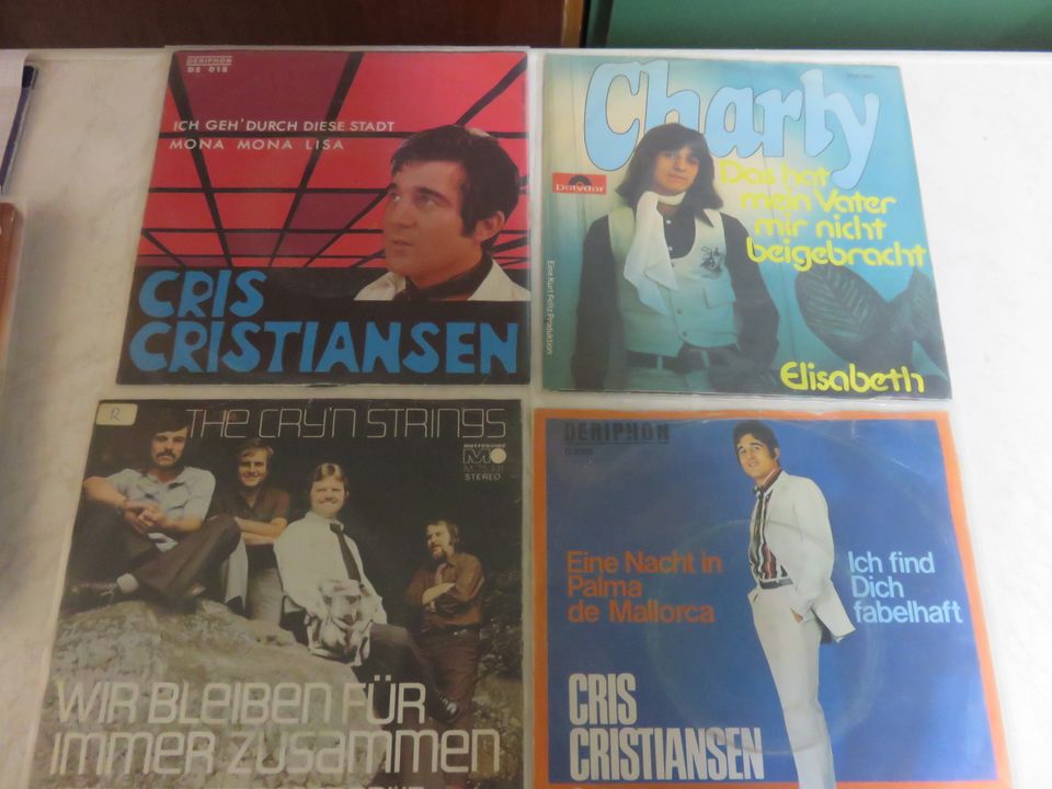 Schallplatten-Single-Vinyl- Schlager-Sammlung     2 in Graben (Lechfeld)