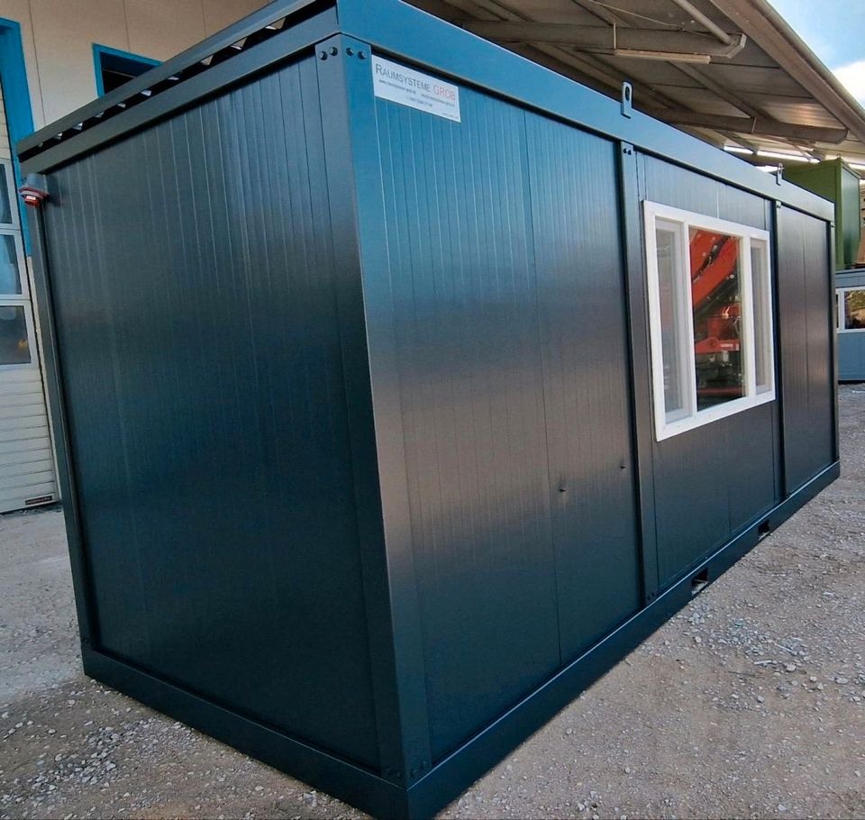 ⚡️ 6 x 2,4 m Mobiles Zuhause mit Bad & WC Waschbecken Boiler ⚡️ Wohncontainer Containerunterkunft Containerlager Containerwohnung Schlafcontainer Wohnbox Mikrohaus Minihaus Wohnkabine Wohnmodul in Brunnen