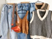 Zara Jeans, Mango Top, Weste, Tasche Set kostet 18Euro. Nordrhein-Westfalen - Euskirchen Vorschau
