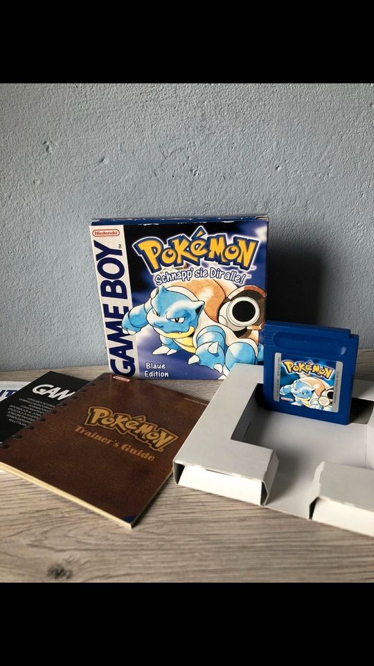 Pokemon Blaue Edition, Gameboy Spiel, 1999 Release, OVP Game ! in Hamburg